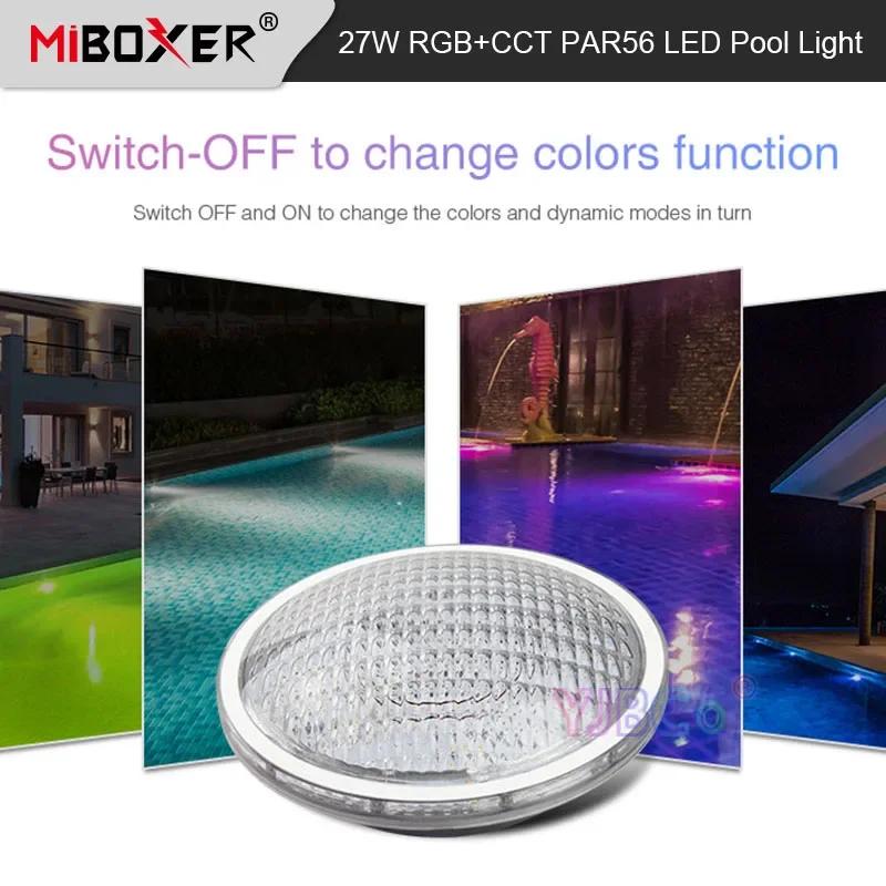 PW01 Miboxer RGB + CCT  LED , PAR56 LED Ǯ Ʈ, IP68 , 433MHz RF , AC12 V, DC12  24V,   , 27W
